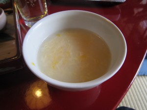 鳥彌三スープ最初